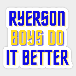Ryerson Boys Sticker